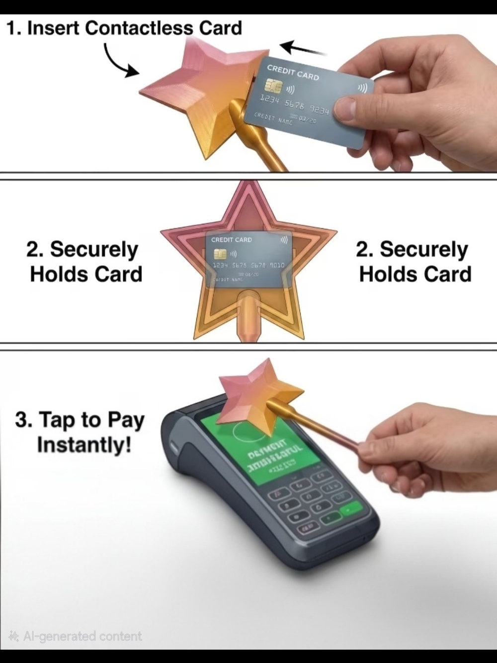 Magic Star Payment Wand NWT - Picture 2 of 4